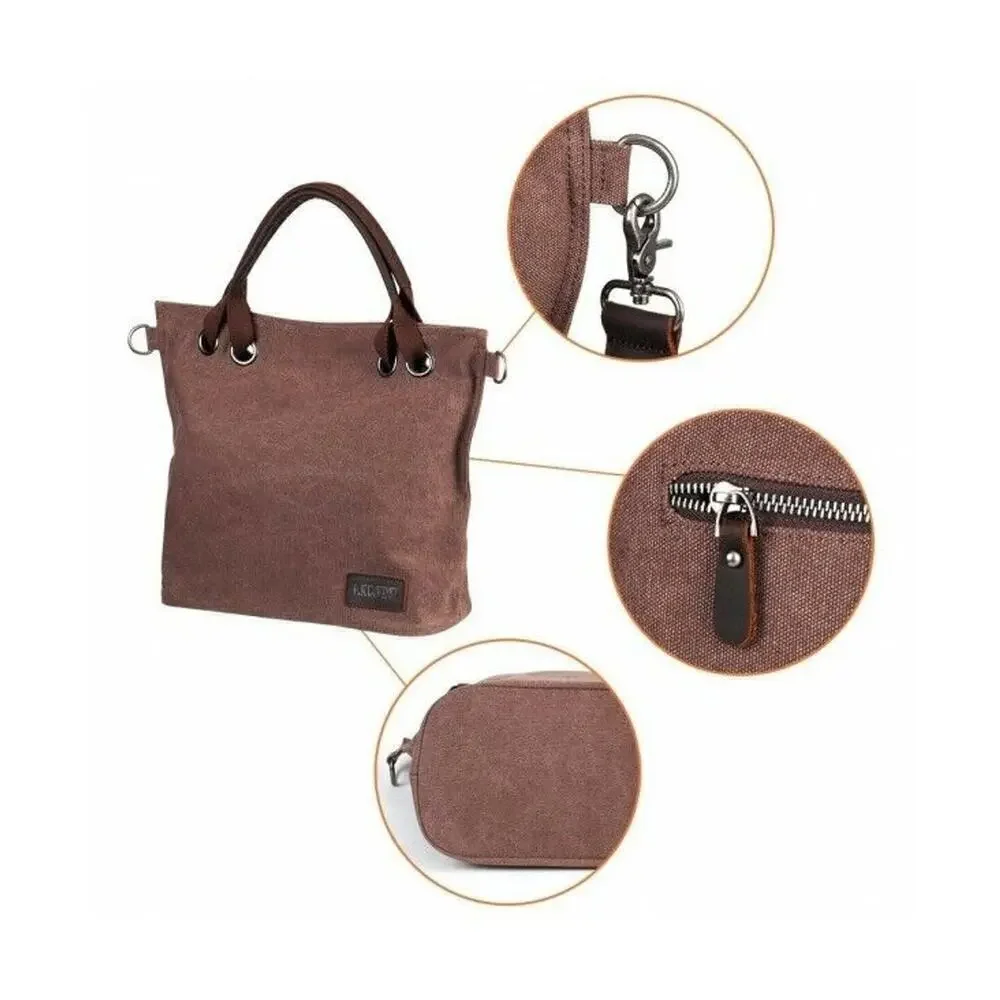 Hobo Crossbody Bag for Women, P.KU.VDSL Slouch Bag,‎ Canvas Hobo Shoulder Bag